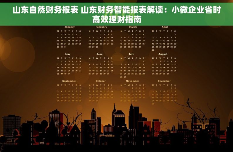 山东自然财务报表 山东财务智能报表解读：小微企业省时高效理财指南