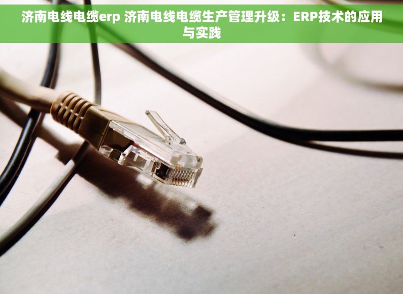 济南电线电缆erp 济南电线电缆生产管理升级：ERP技术的应用与实践