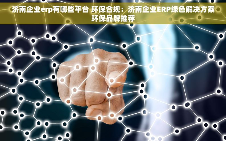 济南企业erp有哪些平台 环保合规：济南企业ERP绿色解决方案环保品牌推荐