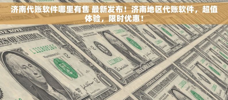 济南代账软件哪里有售 最新发布！济南地区代账软件，超值体验，限时优惠！