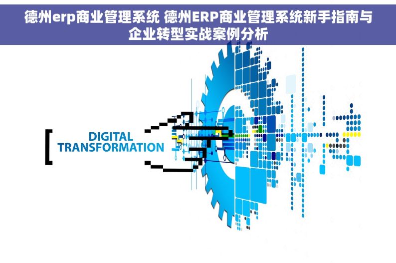 德州erp商业管理系统 德州ERP商业管理系统新手指南与企业转型实战案例分析