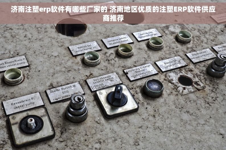 济南注塑erp软件有哪些厂家的 济南地区优质的注塑ERP软件供应商推荐