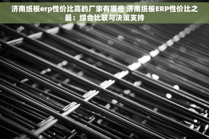 济南纸板erp性价比高的厂家有哪些 济南纸板ERP性价比之最：综合比较与决策支持