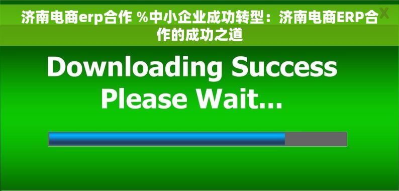 济南电商erp合作 %中小企业成功转型：济南电商ERP合作的成功之道