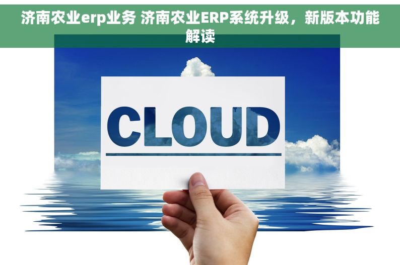 济南农业erp业务 济南农业ERP系统升级，新版本功能解读