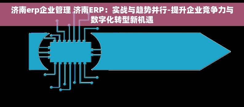 济南erp企业管理 济南ERP：实战与趋势并行-提升企业竞争力与数字化转型新机遇