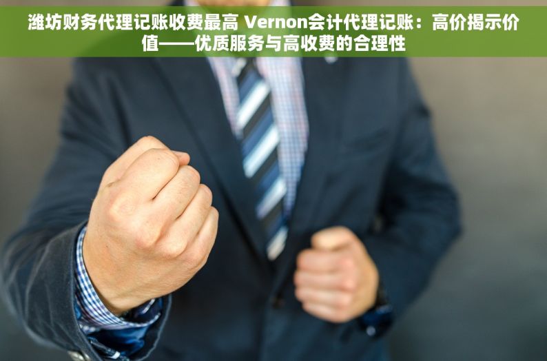 潍坊财务代理记账收费最高 Vernon会计代理记账：高价揭示价值——优质服务与高收费的合理性