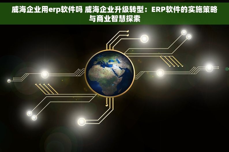 威海企业用erp软件吗 威海企业升级转型：ERP软件的实施策略与商业智慧探索