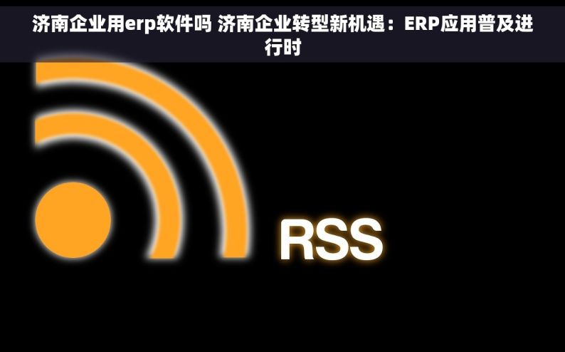 济南企业用erp软件吗 济南企业转型新机遇：ERP应用普及进行时