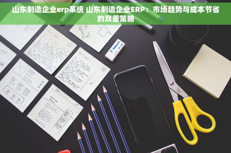 山东制造企业erp系统 山东制造企业ERP：市场趋势与成本节省的双重策略