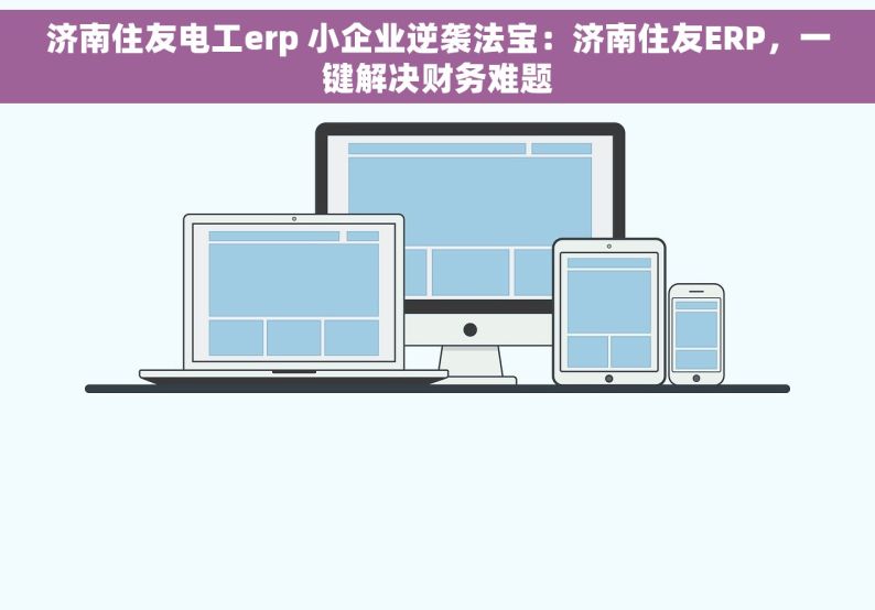 济南住友电工erp 小企业逆袭法宝：济南住友ERP，一键解决财务难题