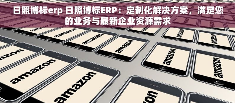 日照博标erp 日照博标ERP：定制化解决方案，满足您的业务与最新企业资源需求