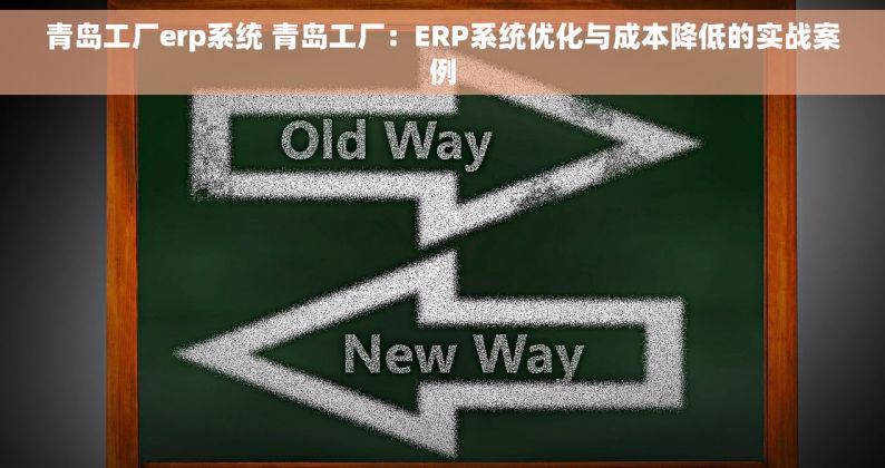 青岛工厂erp系统 青岛工厂：ERP系统优化与成本降低的实战案例