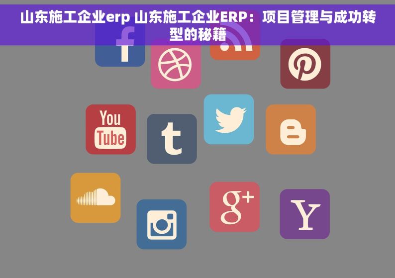 山东施工企业erp 山东施工企业ERP：项目管理与成功转型的秘籍