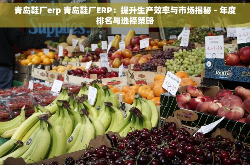 青岛鞋厂erp 青岛鞋厂ERP：提升生产效率与市场揭秘 - 年度排名与选择策略