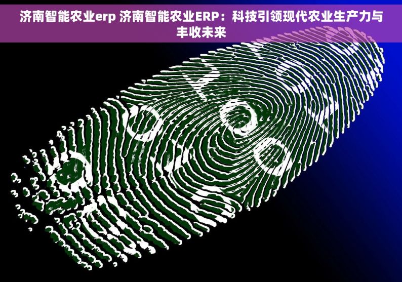 济南智能农业erp 济南智能农业ERP：科技引领现代农业生产力与丰收未来