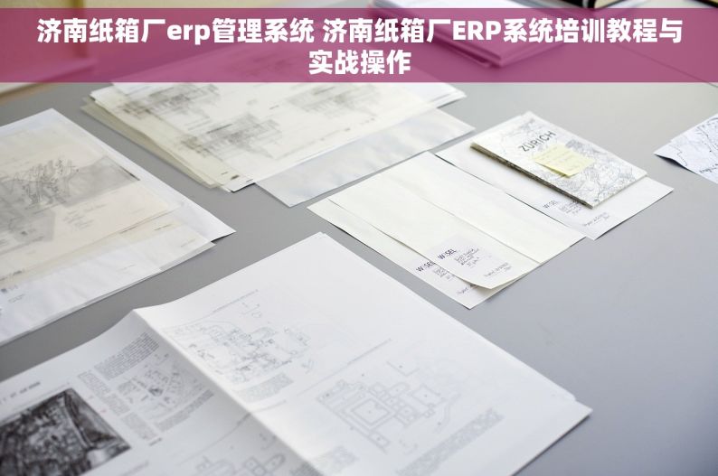 济南纸箱厂erp管理系统 济南纸箱厂ERP系统培训教程与实战操作