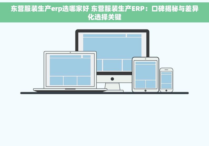 东营服装生产erp选哪家好 东营服装生产ERP：口碑揭秘与差异化选择关键