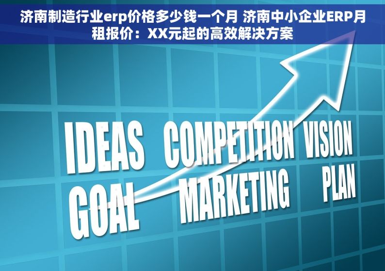 济南制造行业erp价格多少钱一个月 济南中小企业ERP月租报价：XX元起的高效解决方案