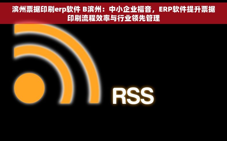 滨州票据印刷erp软件 B滨州：中小企业福音，ERP软件提升票据印刷流程效率与行业领先管理