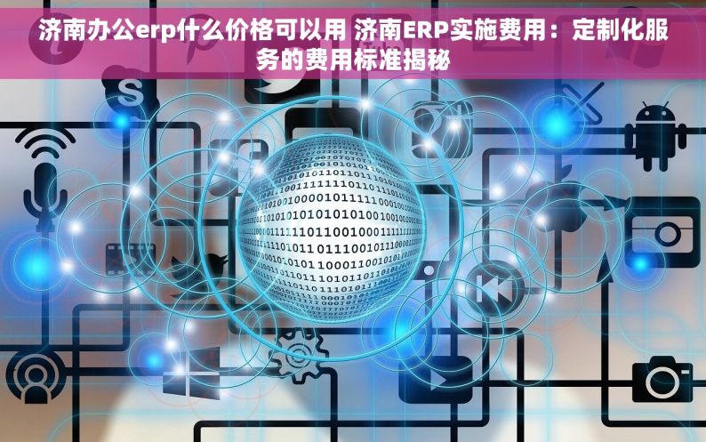 济南办公erp什么价格可以用 济南ERP实施费用：定制化服务的费用标准揭秘