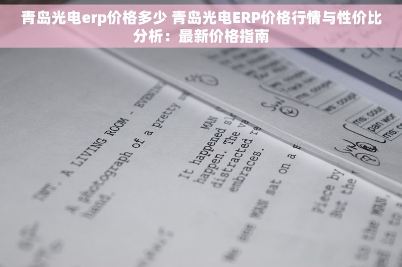 青岛光电erp价格多少 青岛光电ERP价格行情与性价比分析：最新价格指南