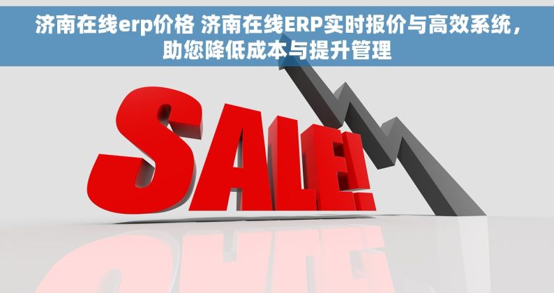 济南在线erp价格 济南在线ERP实时报价与高效系统，助您降低成本与提升管理