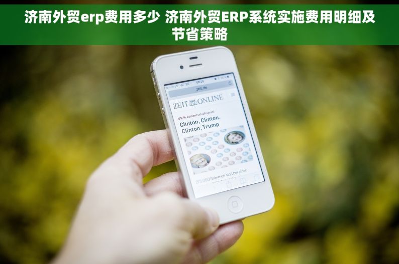 济南外贸erp费用多少 济南外贸ERP系统实施费用明细及节省策略