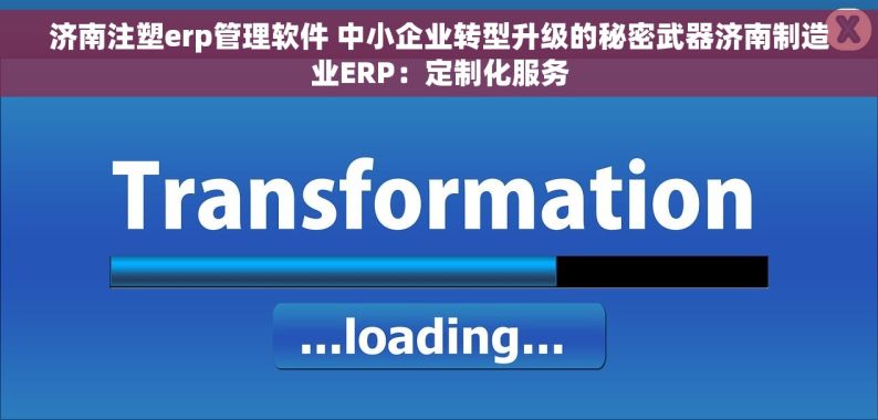 济南注塑erp管理软件 中小企业转型升级的秘密武器济南制造业ERP：定制化服务