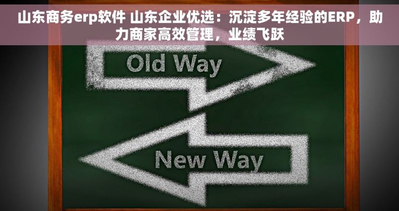 山东商务erp软件 山东企业优选：沉淀多年经验的ERP，助力商家高效管理，业绩飞跃