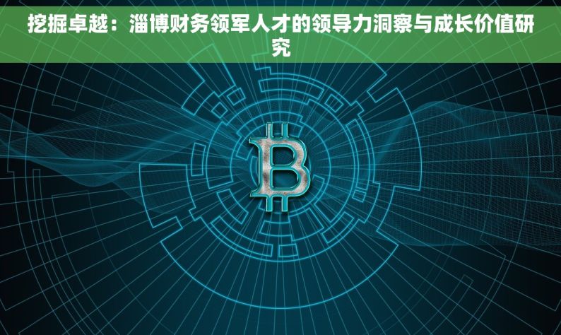 挖掘卓越：淄博财务领军人才的领导力洞察与成长价值研究