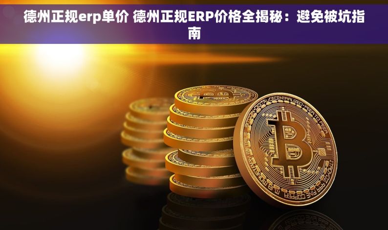 德州正规erp单价 德州正规ERP价格全揭秘：避免被坑指南