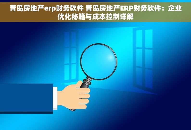 青岛房地产erp财务软件 青岛房地产ERP财务软件：企业优化秘籍与成本控制详解