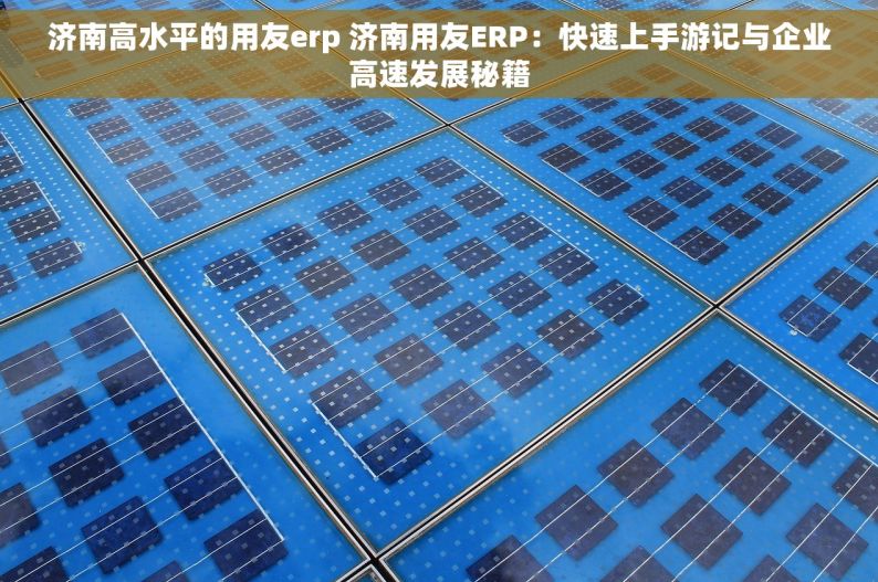 济南高水平的用友erp 济南用友ERP：快速上手游记与企业高速发展秘籍