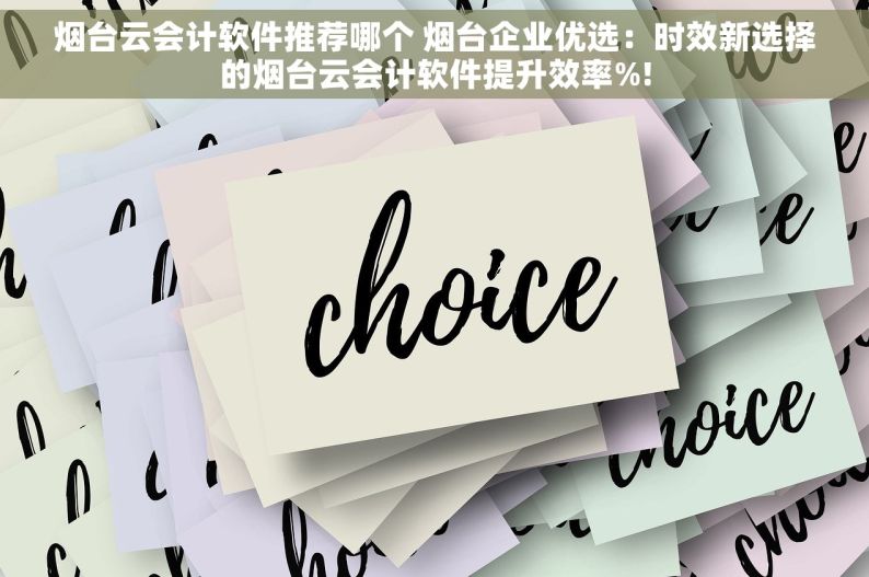 烟台云会计软件推荐哪个 烟台企业优选：时效新选择的烟台云会计软件提升效率%!