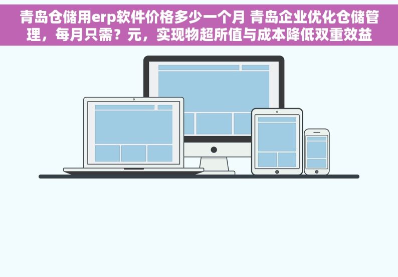 青岛仓储用erp软件价格多少一个月 青岛企业优化仓储管理，每月只需？元，实现物超所值与成本降低双重效益