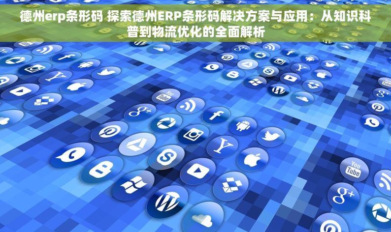 德州erp条形码 探索德州ERP条形码解决方案与应用：从知识科普到物流优化的全面解析