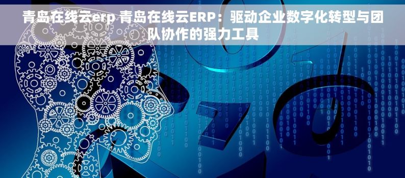 青岛在线云erp 青岛在线云ERP：驱动企业数字化转型与团队协作的强力工具