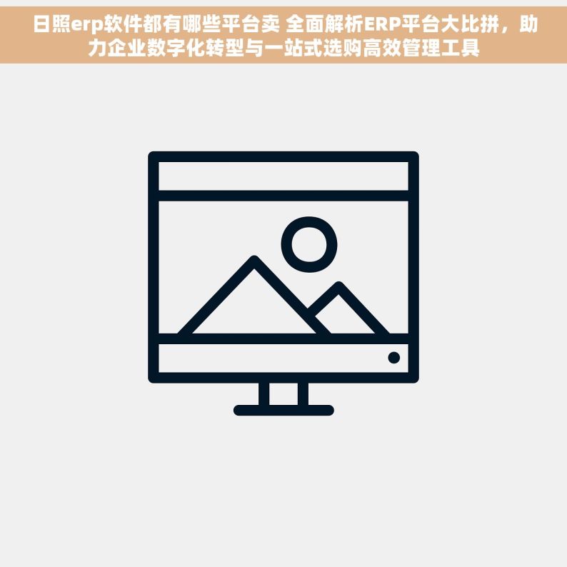 日照erp软件都有哪些平台卖 全面解析ERP平台大比拼，助力企业数字化转型与一站式选购高效管理工具