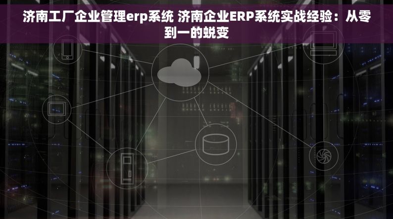 济南工厂企业管理erp系统 济南企业ERP系统实战经验：从零到一的蜕变