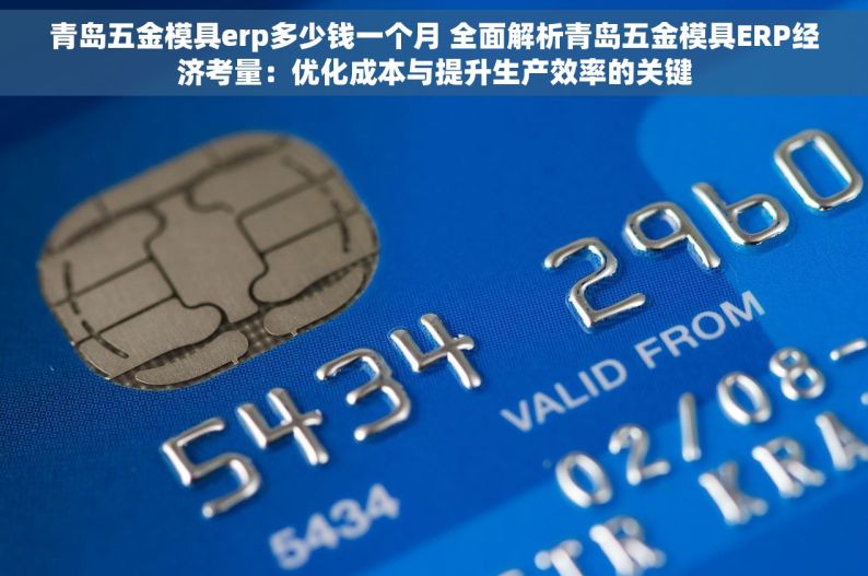 青岛五金模具erp多少钱一个月 全面解析青岛五金模具ERP经济考量：优化成本与提升生产效率的关键