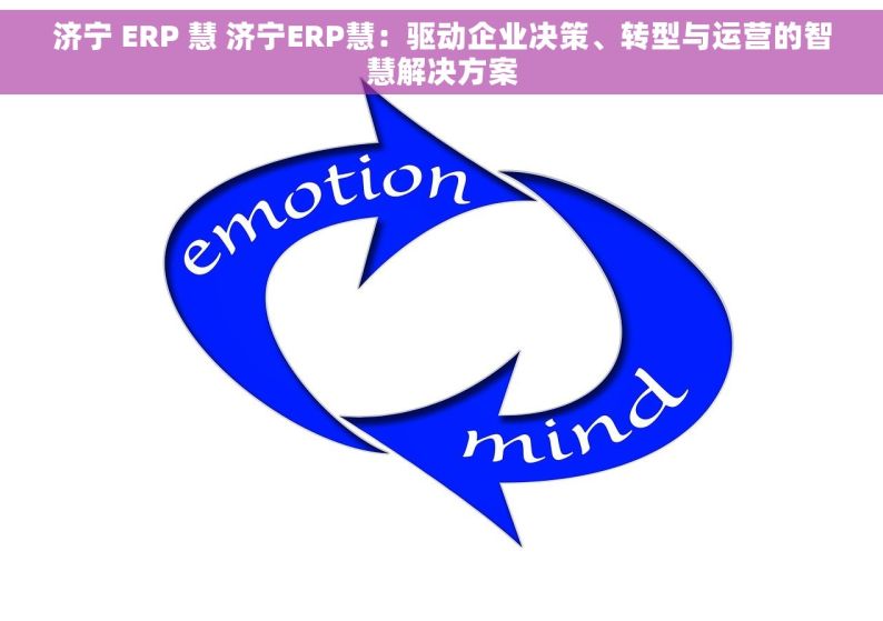 济宁 ERP 慧 济宁ERP慧：驱动企业决策、转型与运营的智慧解决方案