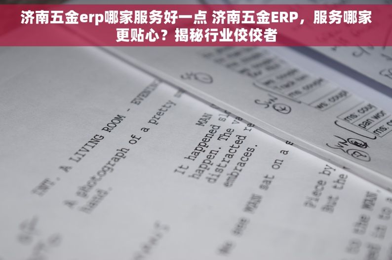 济南五金erp哪家服务好一点 济南五金ERP，服务哪家更贴心？揭秘行业佼佼者