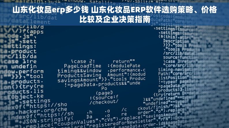 山东化妆品erp多少钱 山东化妆品ERP软件选购策略、价格比较及企业决策指南