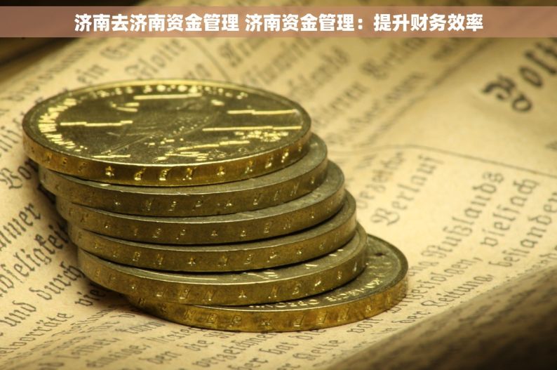 济南去济南资金管理 济南资金管理：提升财务效率