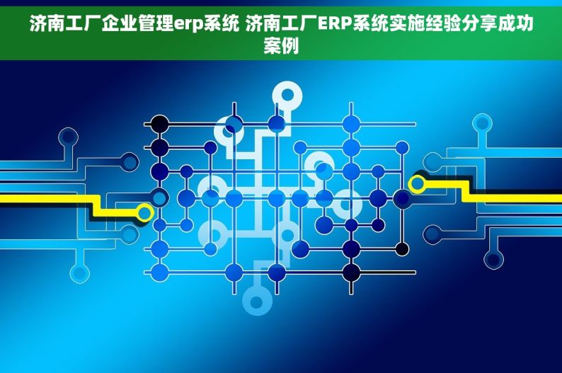 济南工厂企业管理erp系统 济南工厂ERP系统实施经验分享成功案例