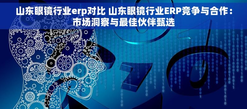 山东眼镜行业erp对比 山东眼镜行业ERP竞争与合作：市场洞察与最佳伙伴甄选