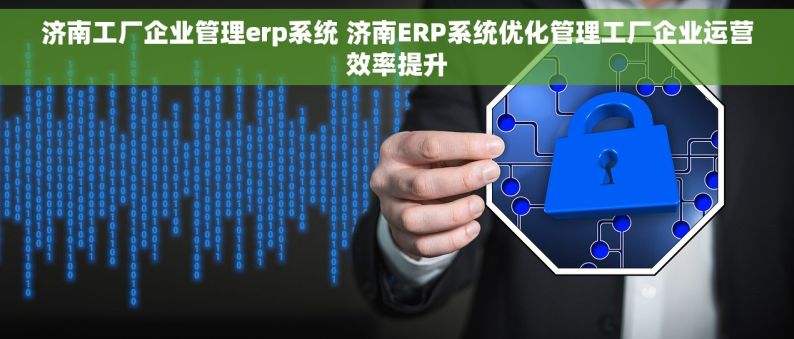 济南工厂企业管理erp系统 济南ERP系统优化管理工厂企业运营效率提升