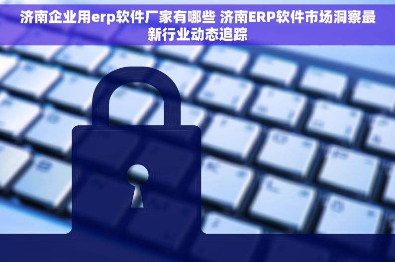 济南企业用erp软件厂家有哪些 济南ERP软件市场洞察最新行业动态追踪