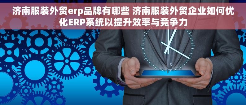 济南服装外贸erp品牌有哪些 济南服装外贸企业如何优化ERP系统以提升效率与竞争力